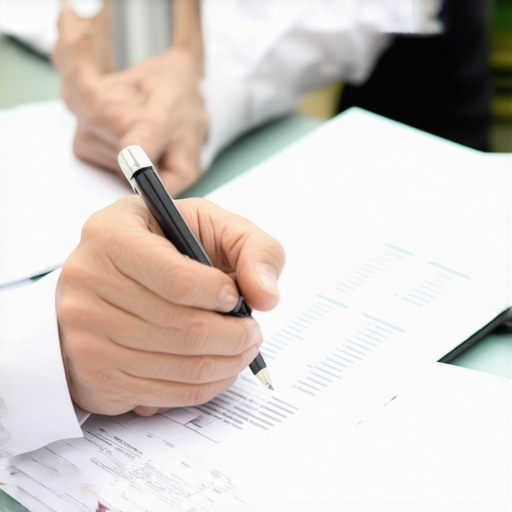 Financial advisor discussing tax strategies with a client.