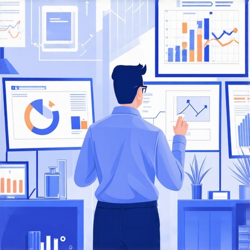 CPA analyzing tax law updates with digital software and charts