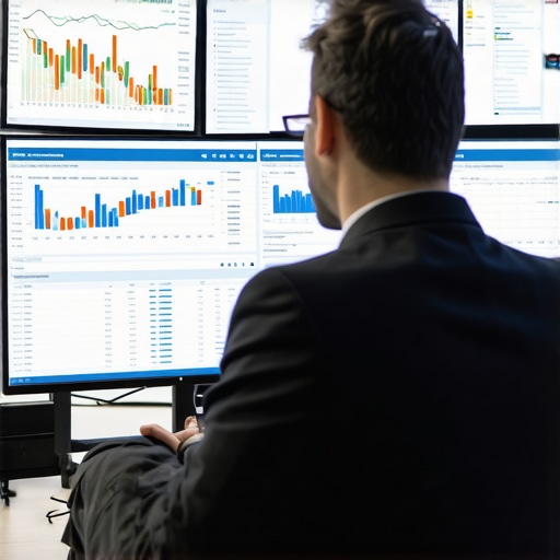 Accountant using digital tools for bookkeeping maintenance