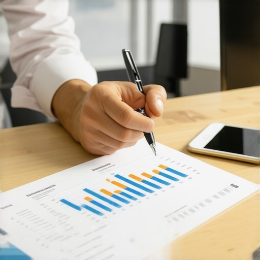 Accountant using digital tools to manage payroll and bookkeeping efficiently.