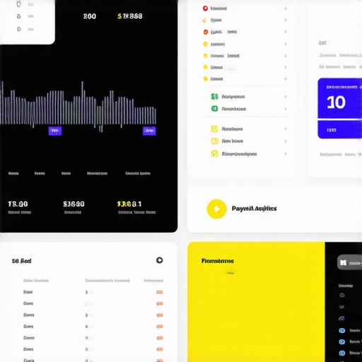A computer screen displaying a payroll analytics dashboard with graphs and data points