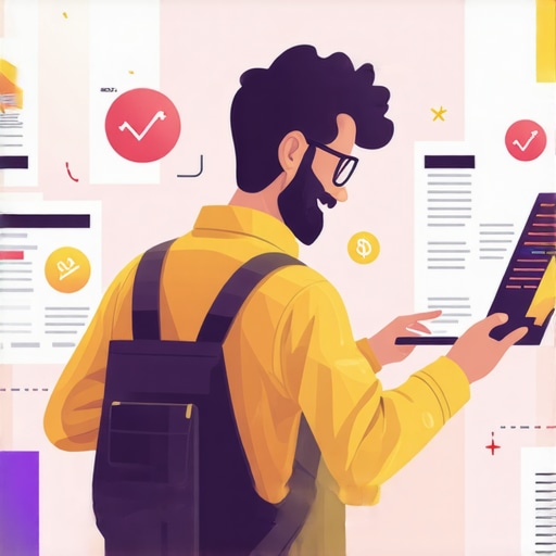 An entrepreneur using digital tools to organize online business finances