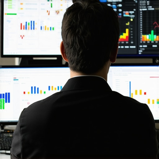 Accountant managing and updating CPA tools on digital screens