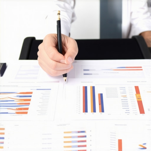 Accountant analyzing financial data with digital technology tools, illustrating modern CPA practices