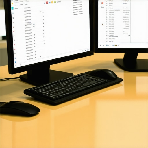 Automated Bank Reconciliation in Action Accountant working on reconciliation software showing matched transactions.
