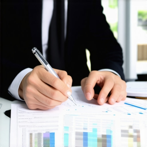 Owner and CPA analyzing financial documents together