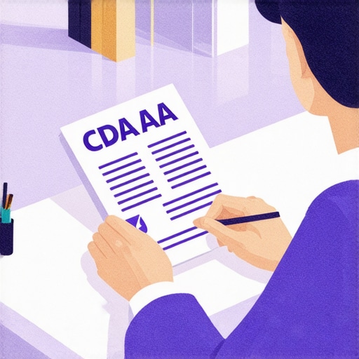 Business owner and CPA discussing contractor agreements at a desk