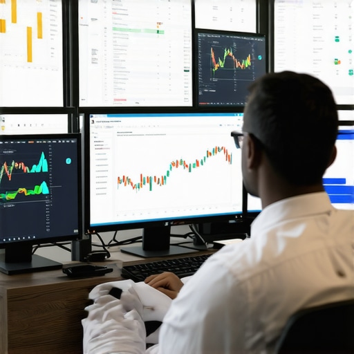 Streamlining Bookkeeping with Advanced Tools Accountant managing bookkeeping software and digital integrations for business finance.