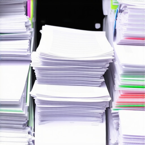 Organized AI Expense Documentation A person organizing digital receipts and invoices on a computer for AI-related expenses