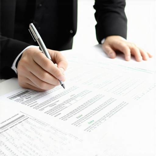 A certified accountant analyzing financial paperwork to correct 1099 errors.