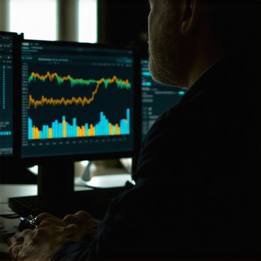 Efficient bookkeeping with automation tools Accountant using bookkeeping software featuring dashboards and automation features.