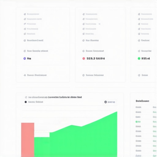 Screenshot of an accounting reconciliation dashboard highlighting discrepancies in financial data