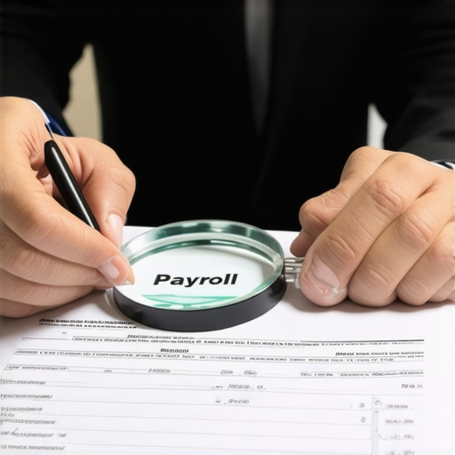 Business owner carefully examining a contract with a magnifying glass, highlighting detailed contract terms.