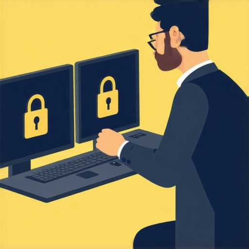 Technician performing secure payroll data migration on a computer