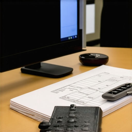 Accountant and business owner reviewing payroll documents together.