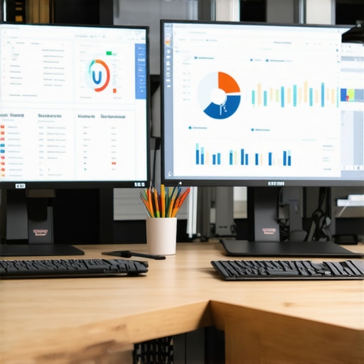 Streamlining Financial Maintenance Modern financial management workspace with automation tools