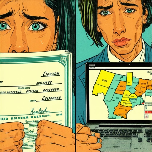 Managing Multi-State Payroll Tax Compliance and Residency Illustration of a business owner using digital tools to verify remote employee tax residency to avoid double taxation.