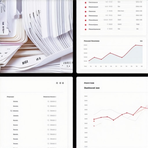 Organized vs Disorganized Business Finances A visual comparison of messy bookkeeping versus professional financial reporting.