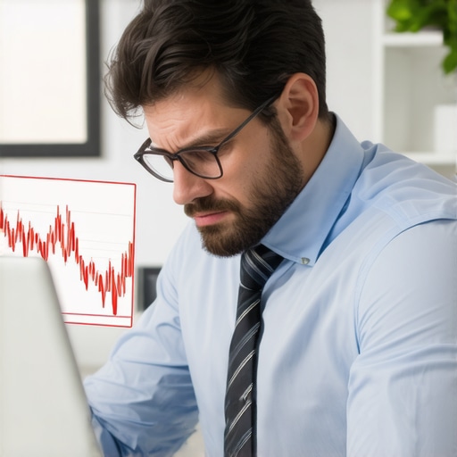The Dangers of Unmonitored Financial Automation Business owner viewing financial errors on a laptop screen.