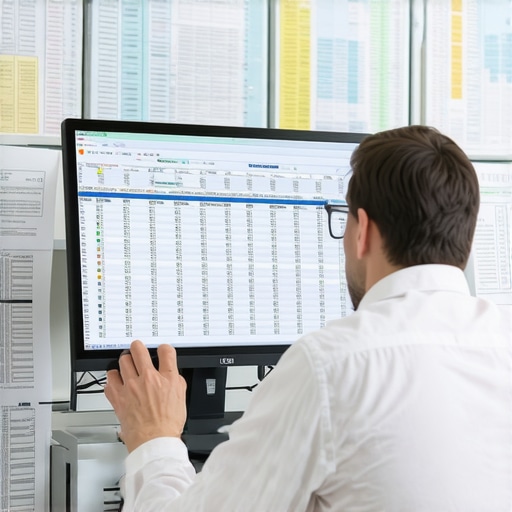 Advanced Financial Oversight and Tax Compliance Professional accountant auditing automated bank feeds and tax records for accuracy