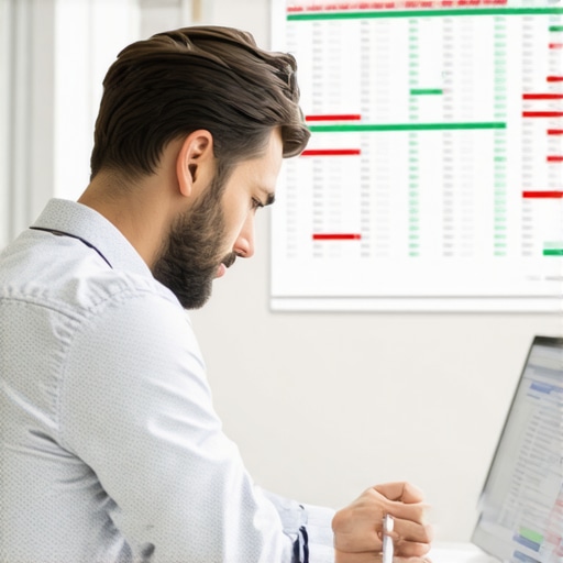Small business owner calculating fully loaded CAC using a financial spreadsheet