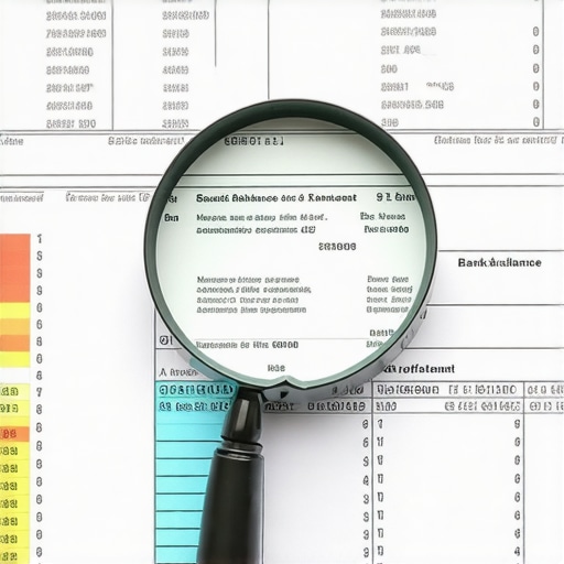 Expert reviewing a business P&L statement for cash flow discrepancies