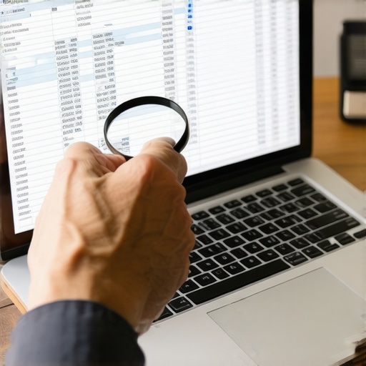 Auditing Benefit Costs in the Chart of Accounts A business owner reviewing a detailed financial ledger to identify hidden administrative fees.