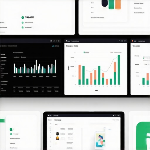 Automating Your Small Business Books with AI Tools Modern AI bookkeeping dashboard showing real-time business financial metrics.