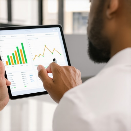 CPA Reviewing Business Financials A CPA explaining financial discrepancies to a small business owner.