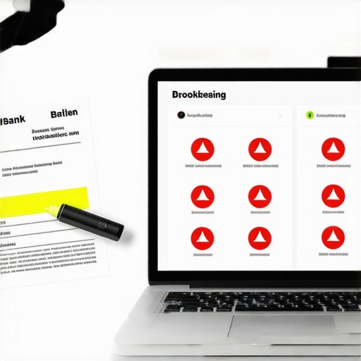 A comparison of a physical bank statement and a digital accounting software reconciliation screen.