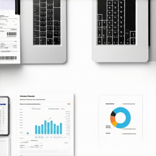 Comparison of manual tax paperwork versus automated payroll dashboard A visual showing the difference between messy manual bookkeeping and clean automated payroll software.