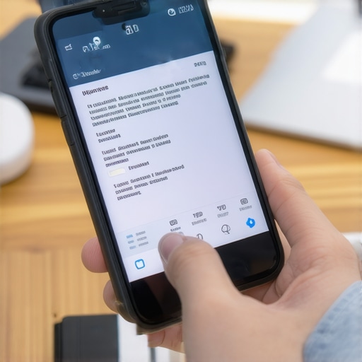 Digital Document Scanning for Tax Records A business owner digitizing a tax receipt using a mobile scanning app for audit protection.