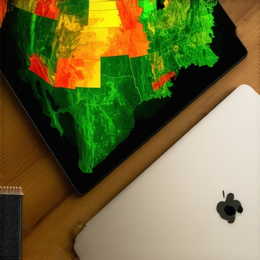 A digital dashboard showing multi-state sales tax nexus exposure for a growing business.
