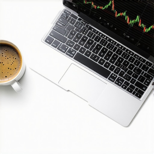 Strategic bookkeeping dashboard on a clean workspace