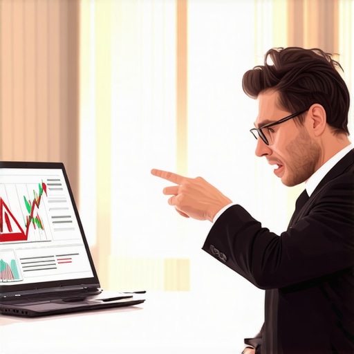 Business owner identifying errors in automated bookkeeping software on a laptop screen.