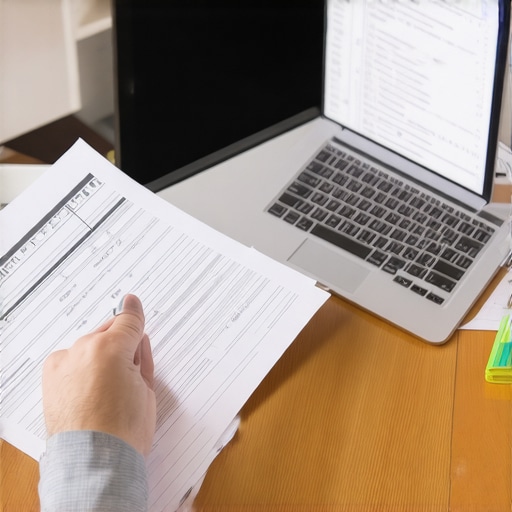 Human Oversight in Automated Payroll Professional accountant verifying automated payroll data to prevent tax penalties