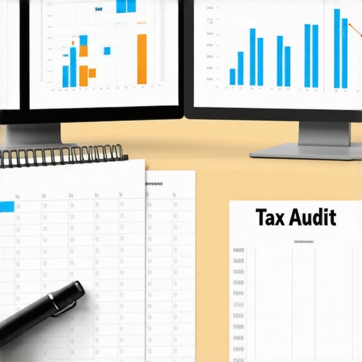 Clean digital accounting dashboard on a computer screen showing financial health.