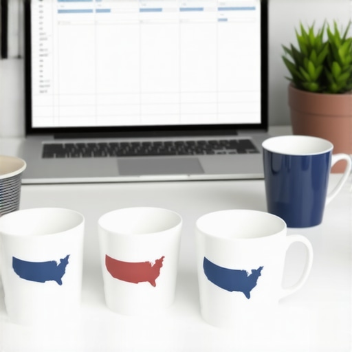 Managing remote employees across different US states Multi-state payroll management dashboard and remote work setup.