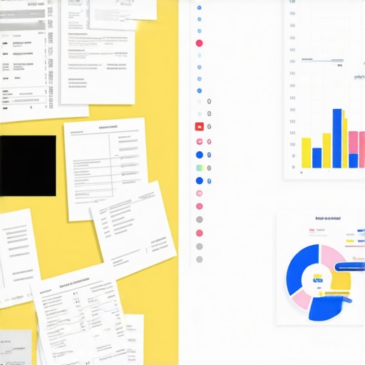 Manual vs Digital Accounting Efficiency A comparison of manual paper receipt tracking versus a digital financial dashboard for business scaling.