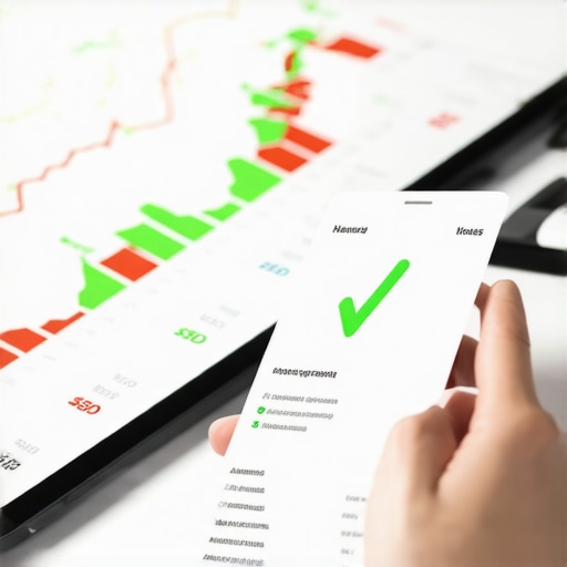 A digital dashboard and smartphone showing automated bookkeeping and tax filing tools for small business owners.