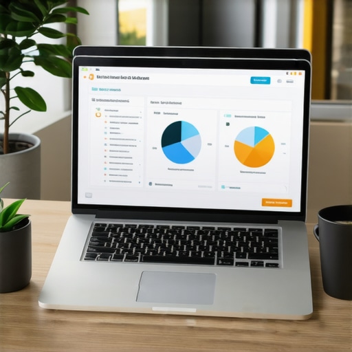 A clean desk setup representing organized small business bookkeeping and financial scaling.