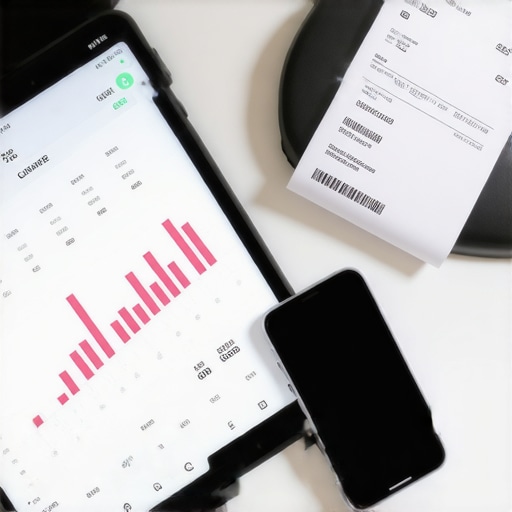 Modern Digital Bookkeeping Workflow Digital tools and apps used for real-time business expense tracking and bookkeeping.