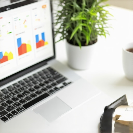 Modern Digital Bookkeeping Workflow A small business owner using a mobile app to scan receipts for digital bookkeeping and tax filing.