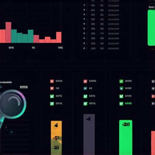 Digital financial dashboard showing payroll accuracy and tax compliance monitoring.