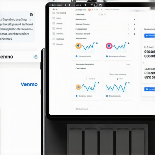 Moving from P2P apps to professional accounting software Comparison of messy P2P payment history versus clean business bookkeeping dashboard