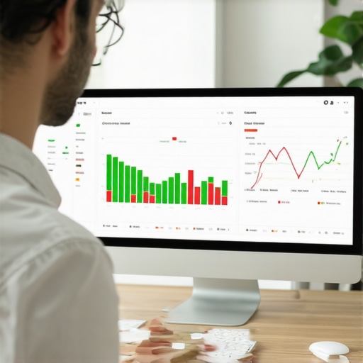 Optimizing Business Cash Flow and Ledger Accuracy A financial dashboard showing revenue trends and expense tracking to prevent profit leakage.