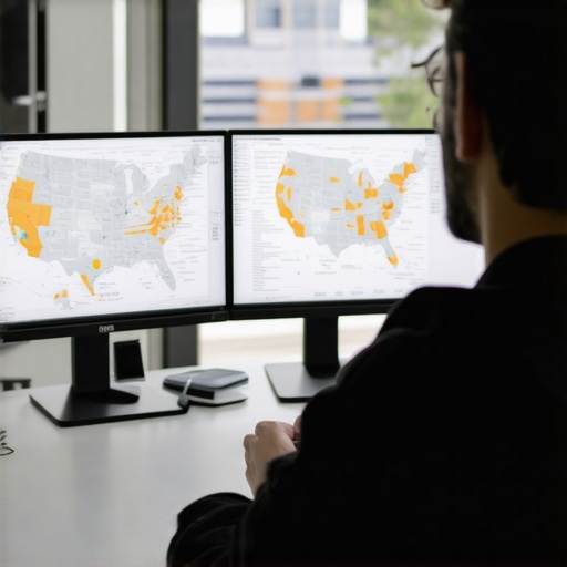 Organizing business nexus records An entrepreneur mapping out state tax nexus and transaction data during a sales tax audit.