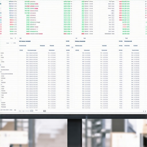 Professional Accrual Accounting Dashboard Close up of a financial dashboard showing the difference between cash and accrual accounting on a screen.