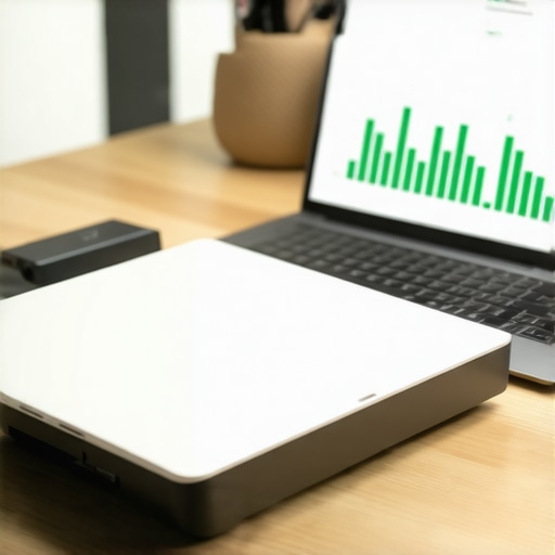 Professional Bookkeeping Setup for Scaling Modern document scanner and financial dashboard used for efficient business bookkeeping.