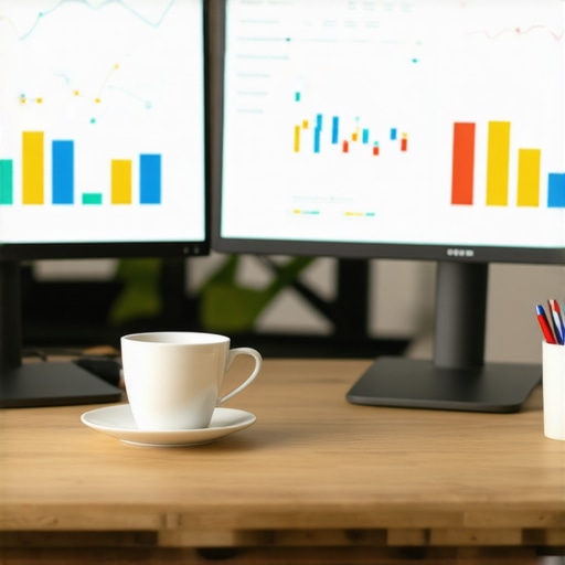 A professional desk setup for financial auditing and advanced bookkeeping analysis.